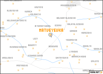 map of Matveyevka