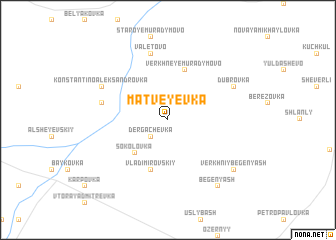 map of Matveyevka