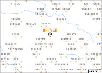map of Matyeni