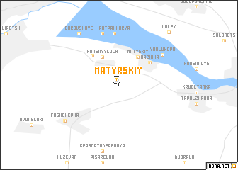 map of Matyrskiy