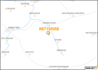 map of Matyunino