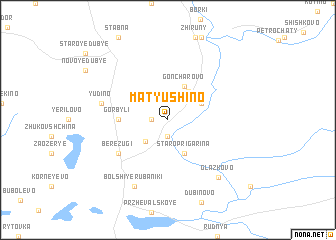 map of Matyushino