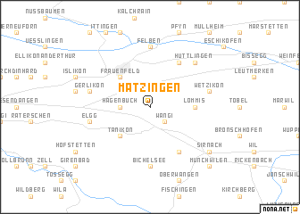 map of Matzingen