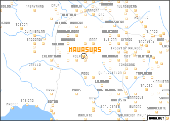 map of Mauasuas