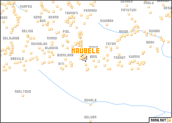 map of Maubele