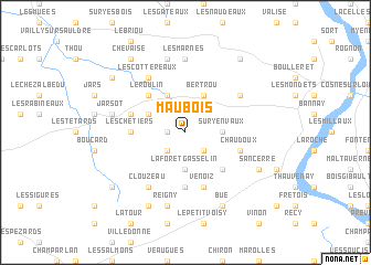 map of Maubois