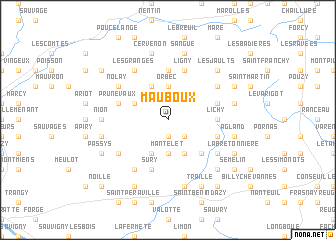 map of Mauboux