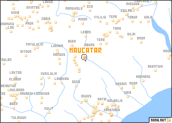 map of Maucátar