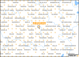 map of Maugaon
