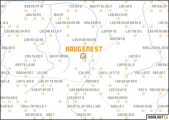 map of Maugenest