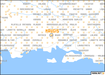 map of Maugis