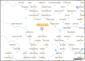 map of Ma-u-gon