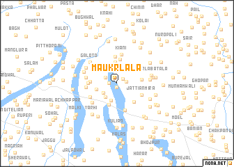 map of Maukrlāla