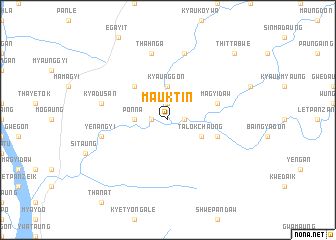 map of Mauktin