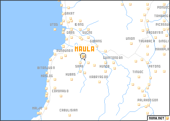 map of Maula