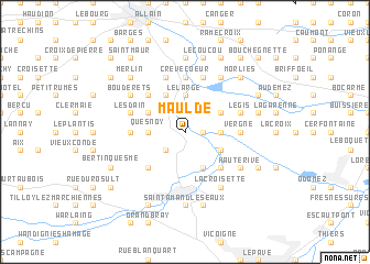 map of Maulde