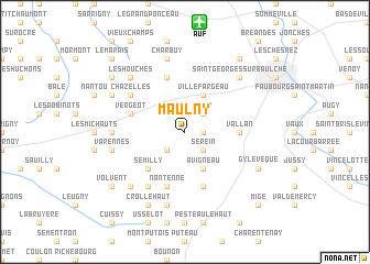 map of Maulny