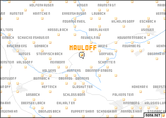map of Mauloff