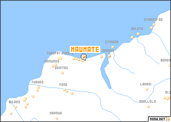 map of Maumate