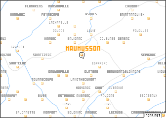 map of Maumusson