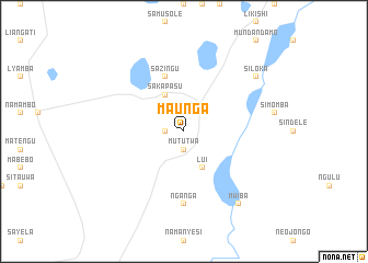 map of Maunga