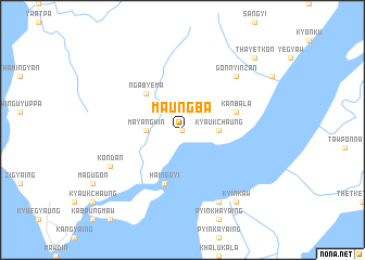 map of Maungba