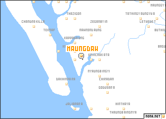 map of Maungdaw