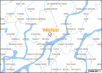 map of Maungdi