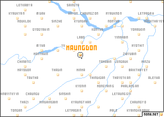 map of Maungdôn
