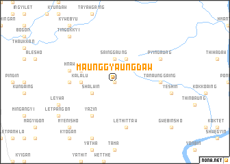 map of Maunggyaungdaw