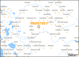 map of Maungtogyi