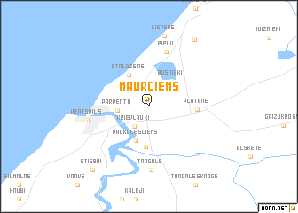 map of Maurciems