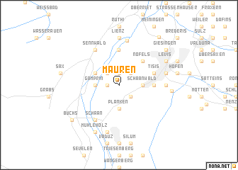 map of Mauren