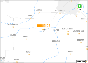 map of Maurice