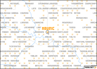 map of Mauric