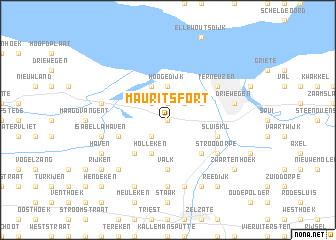 map of Mauritsfort