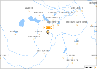 map of Mauri