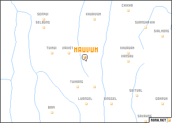 map of Mauvum
