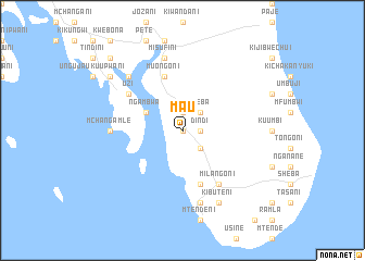 map of Mau