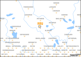 map of Mau