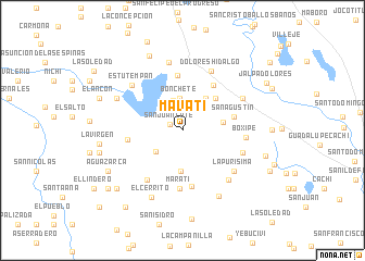map of Mavati