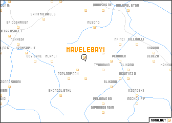 map of Mavelebayi