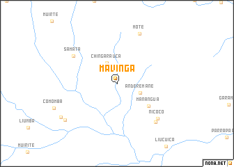 map of Mavinga
