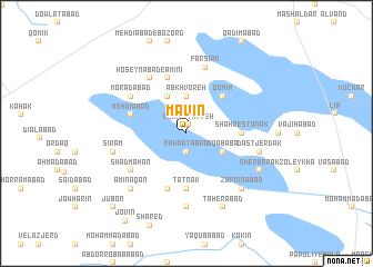 map of Mavīn