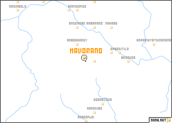 map of Mavorano