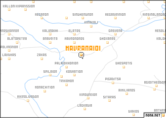 map of Mavranaíoi