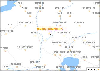 map of Mavrókambos