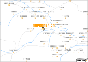 map of Mavronérion