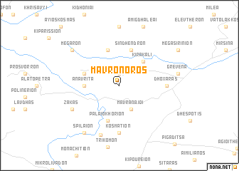 map of Mavronóros