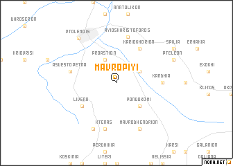 map of Mavropiyí